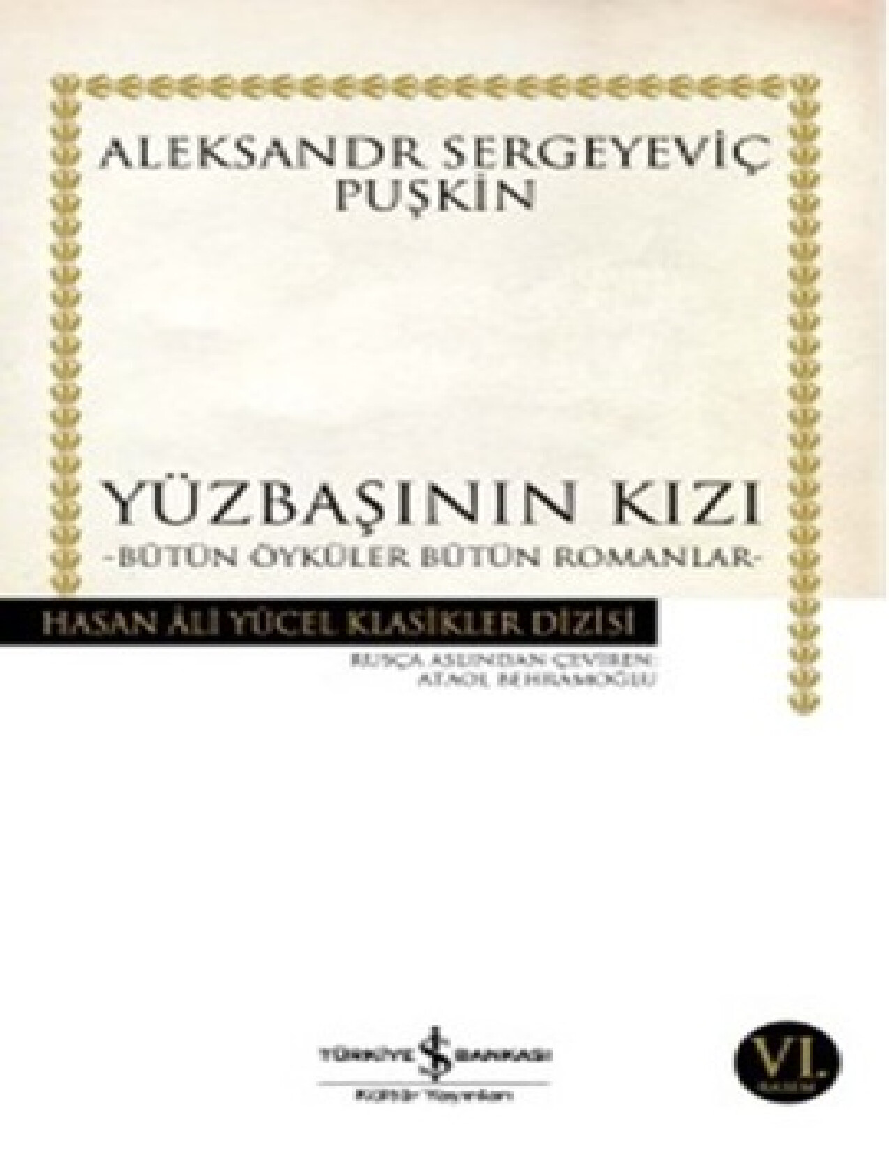 YÜZBAŞININ KIZI   ALEKSANDR PUŞKIN
