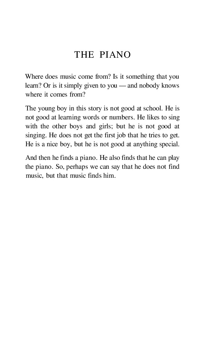 THE PIANO