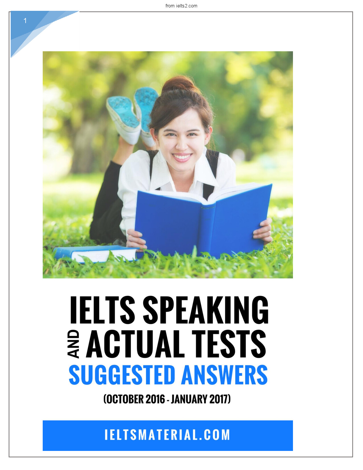 IELTS SPEAKING ACTUAL OCT 2016 JAN 2017