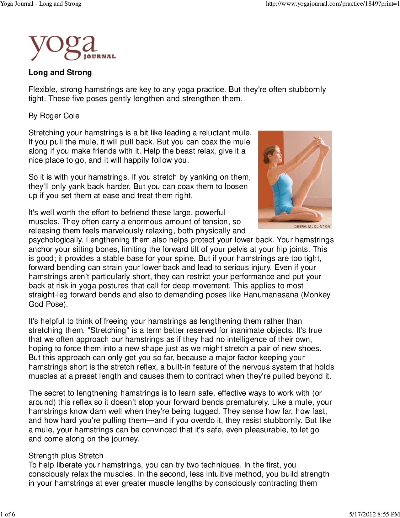 Yoga Journal   Long And Strong (1)