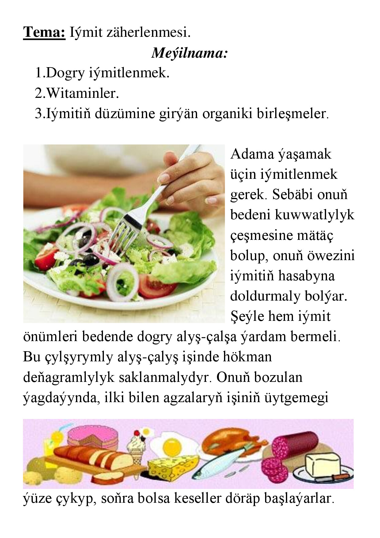 REFERAT DOGRY IÝMITLENMEK
