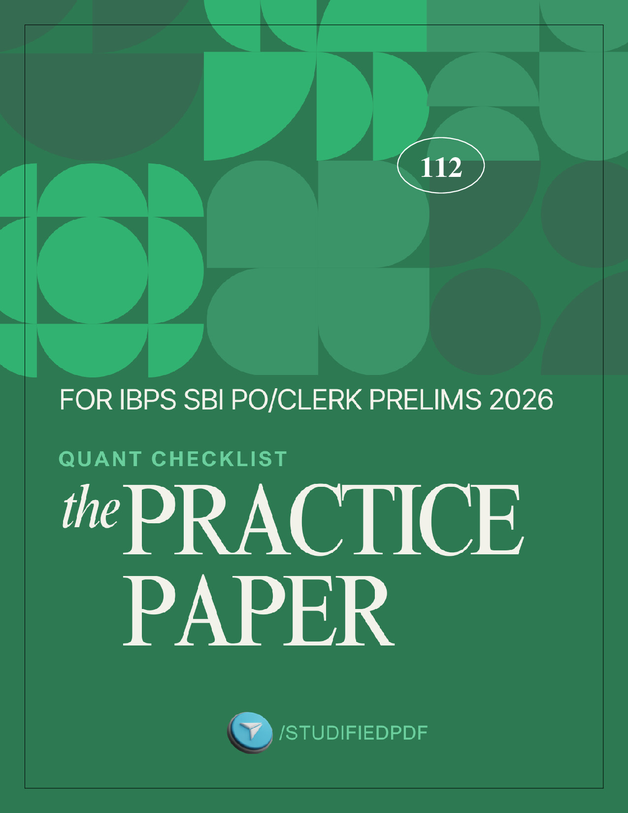 QUANT PRACTICE PAPER 112 BY AASHISH ARORA FOR BANK EXAMS 2026