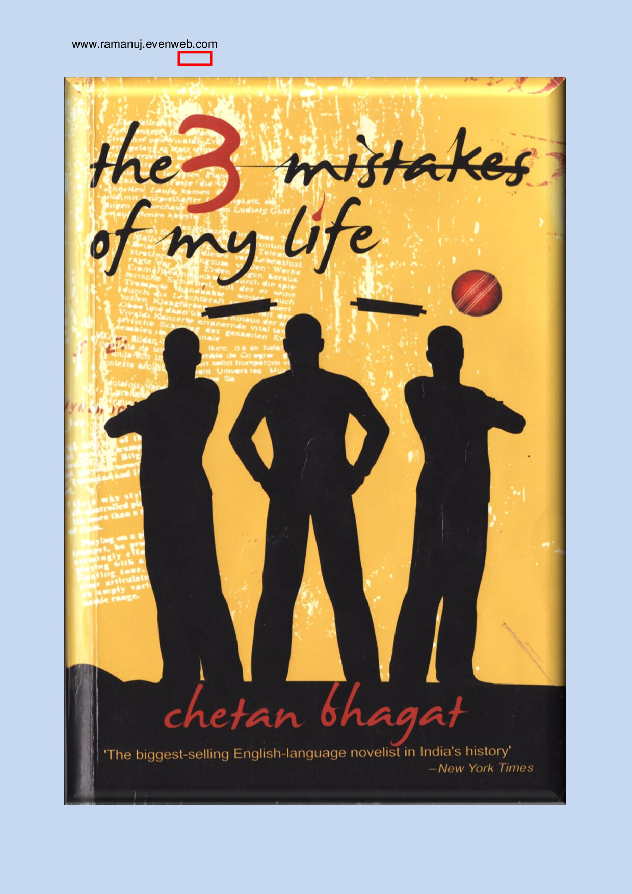 THREE MISTAKES OF MY LIFE  CHETAN BHAGAT