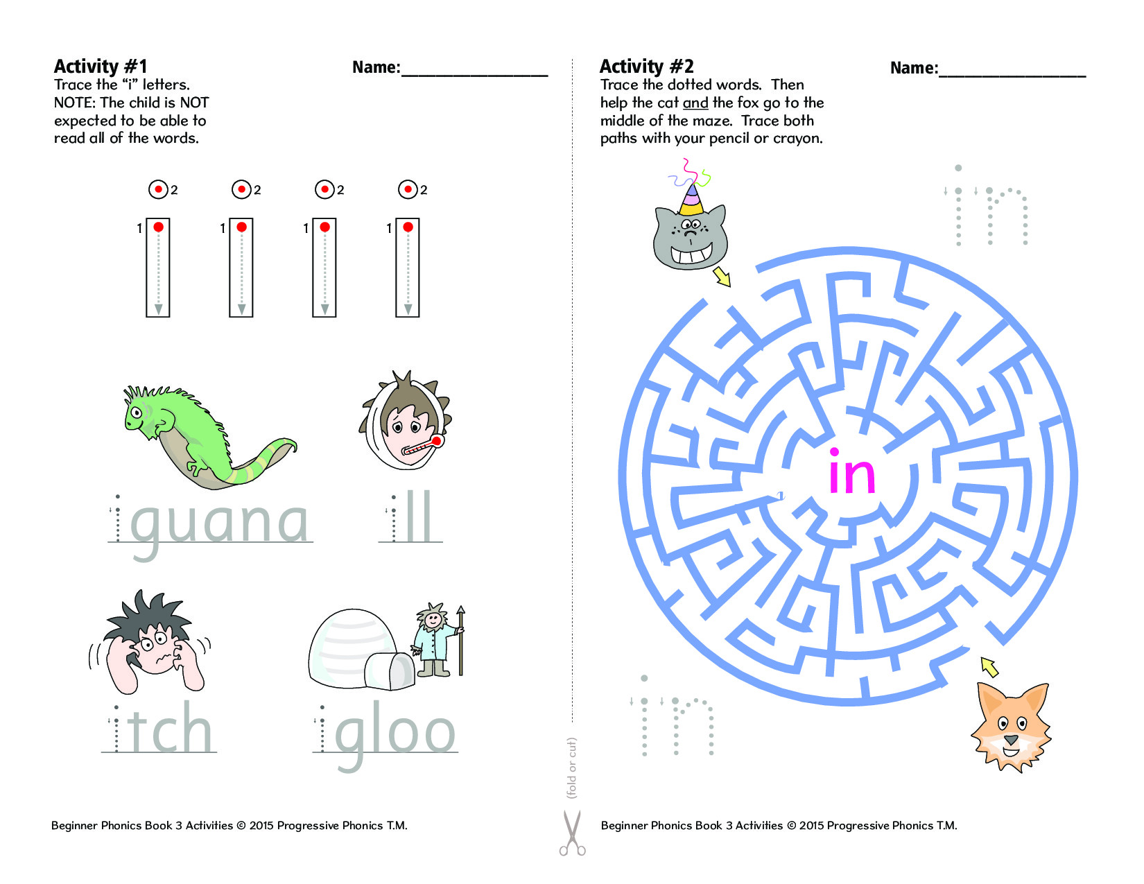 BEGINNER BOOK 3 ACTIVITY WORKSHEETS