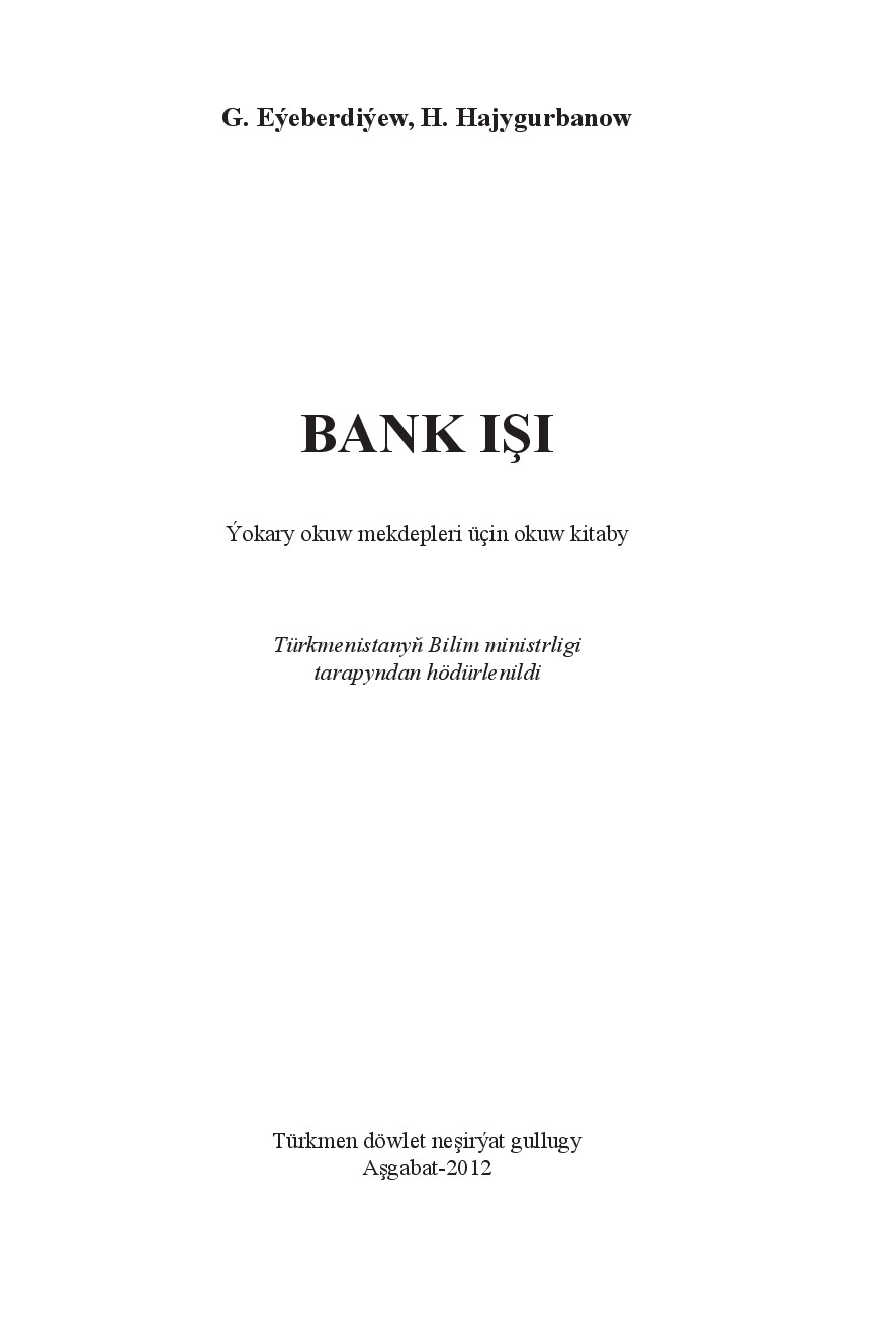 BANK IŞI