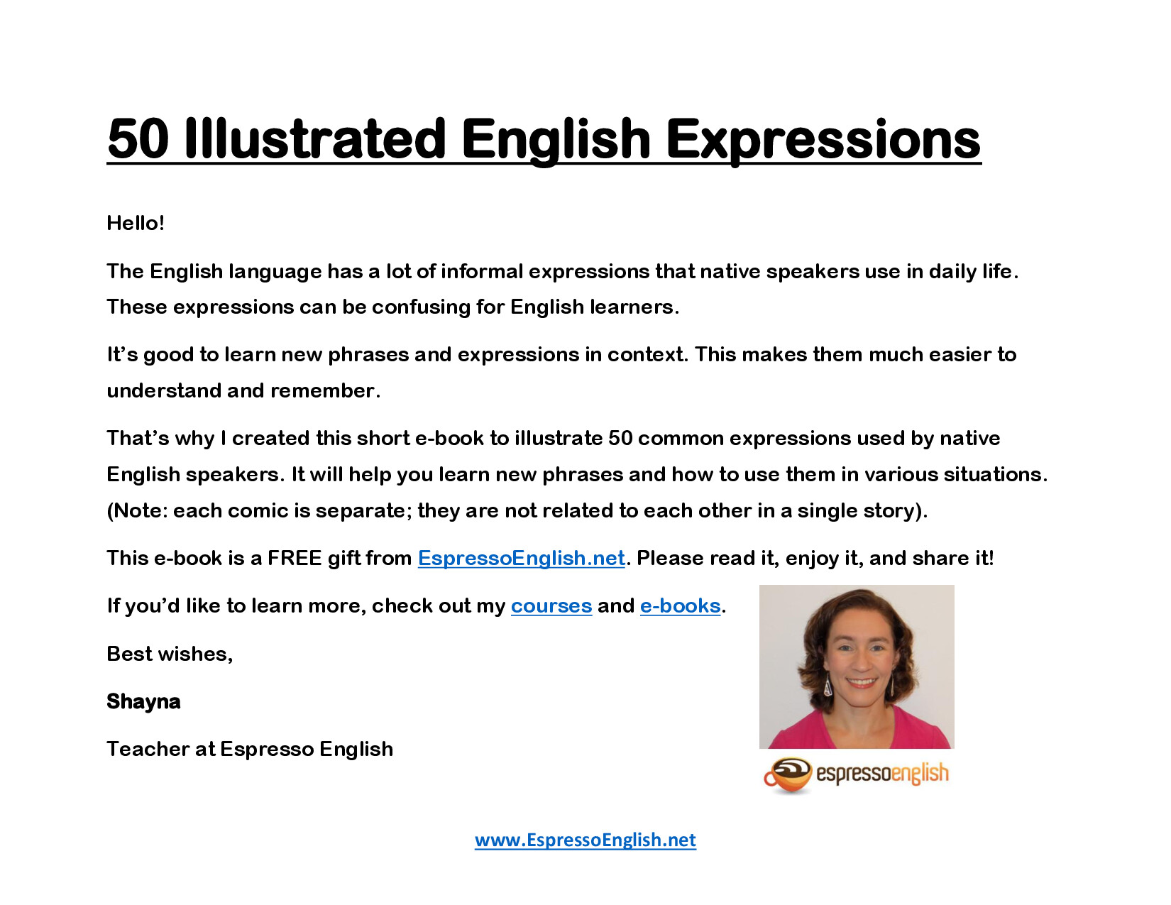 50 ILLUSTRATED ENGLISH EXPRESSIONS