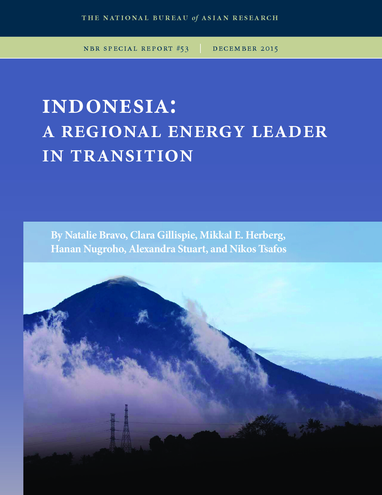 INDONESIA  A REGIONAL ENERGY LEADER IN TRANSITION