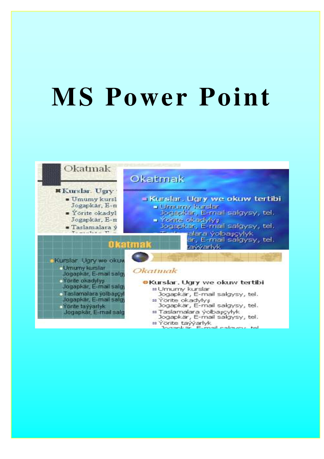 MS POWER POINT