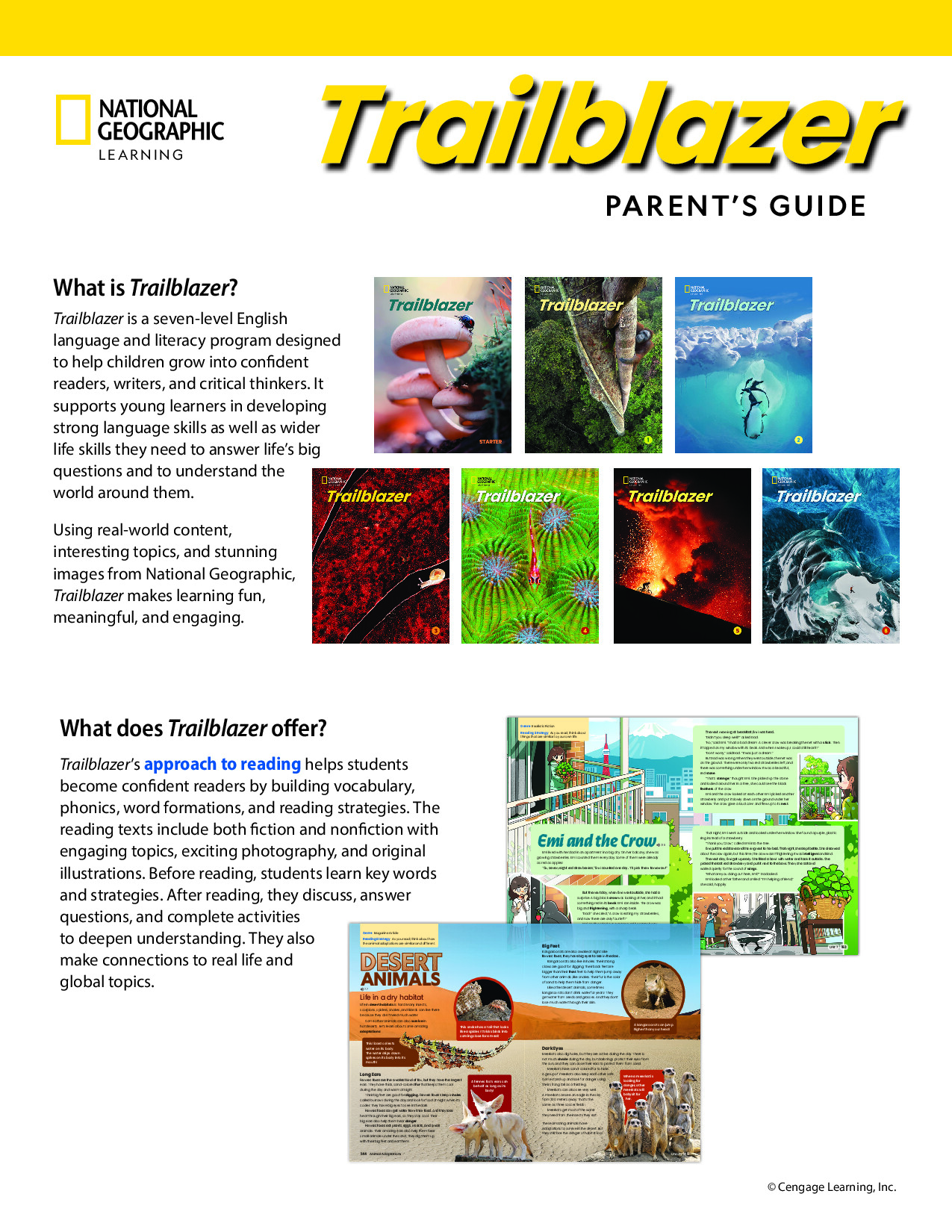 TRAILBLAZER1E COMMUNICATIONSLETTERS PARENTSGUIDE