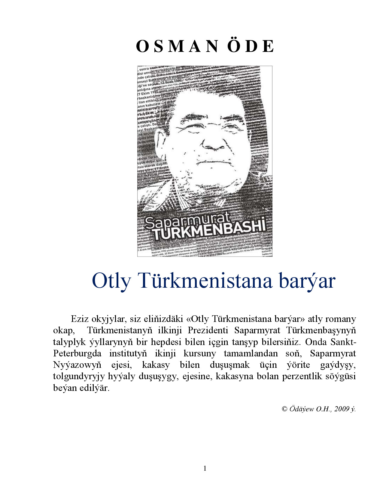 OTLY TÜRKMENISTANA BARÝAR