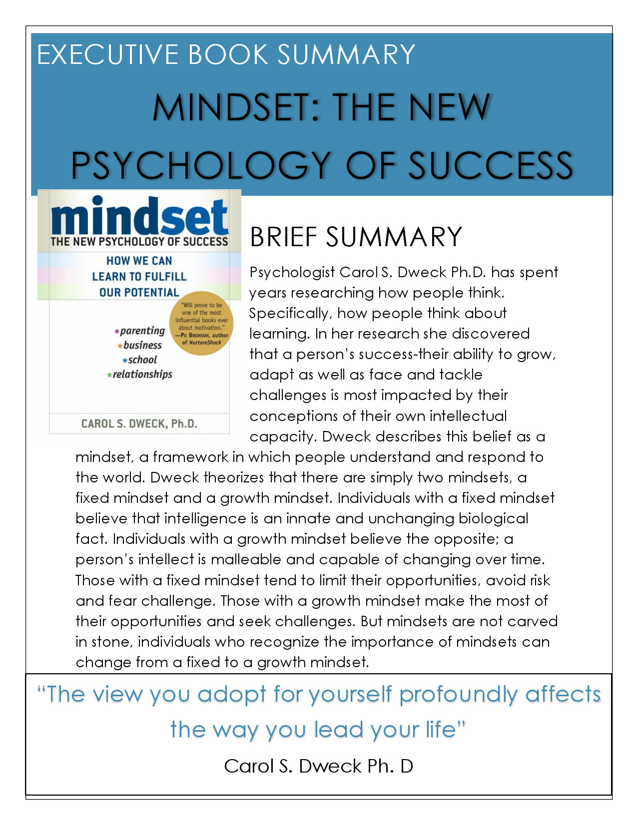 EBS+MINDSET +THE+NEW+PSYCHOLOGY+OF+SUCCESS
