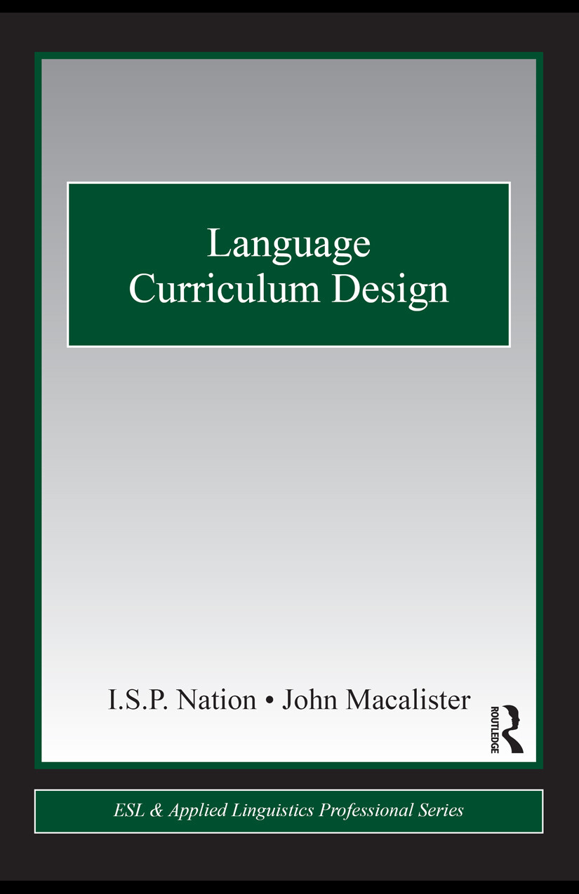 LANGUAGE CURRICULUM DESIGN