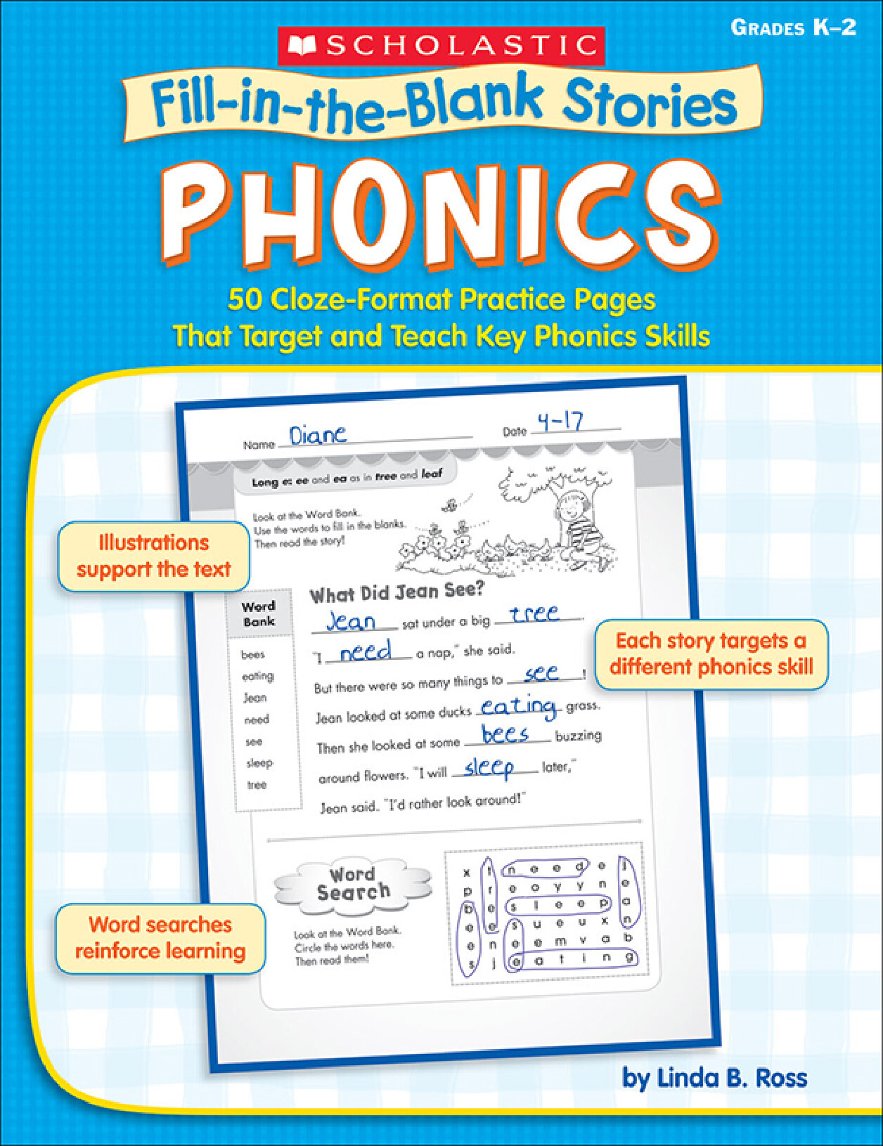 FILL IN THE BLANK STORIES PHONICS K 2