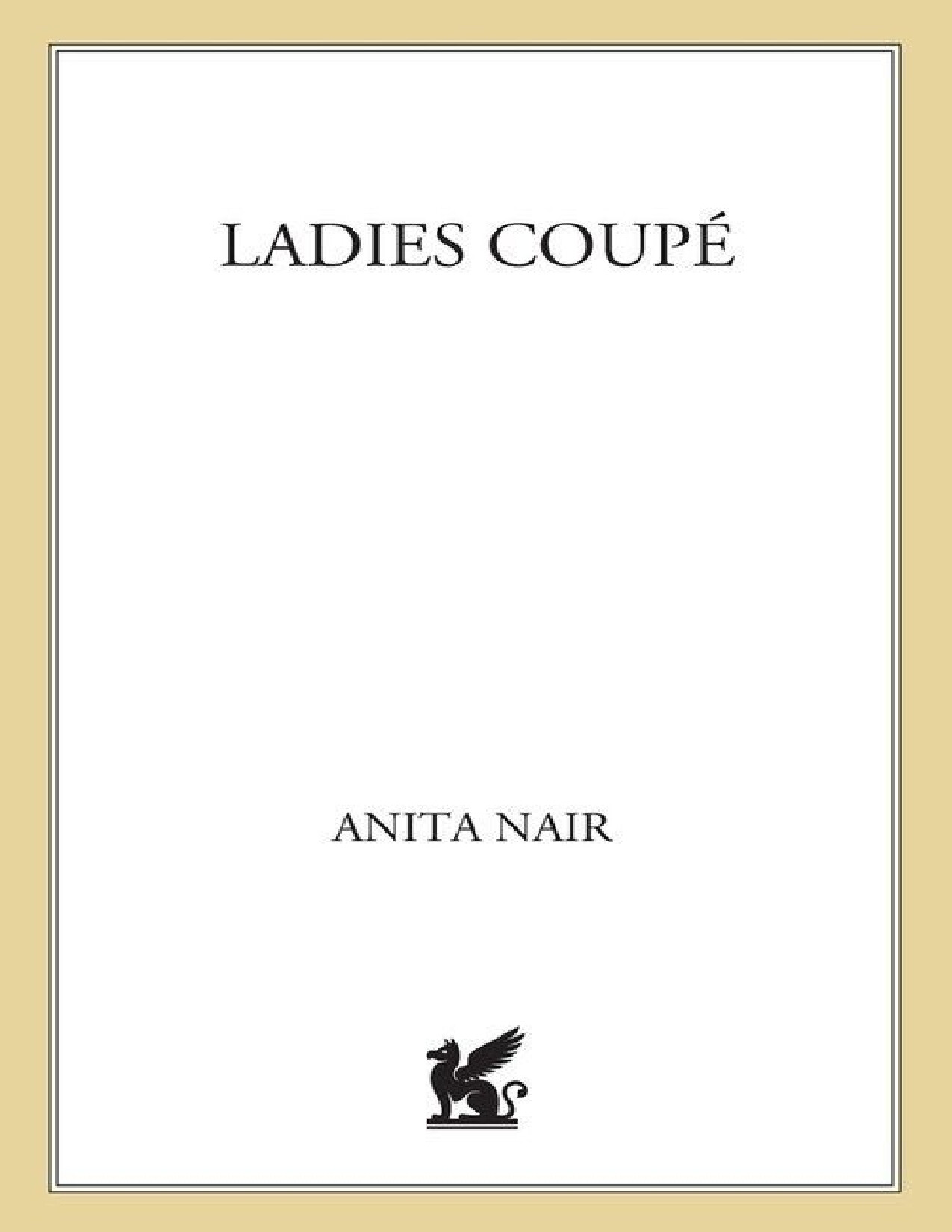 LADIES COUPE BY NAIR, ANITA
