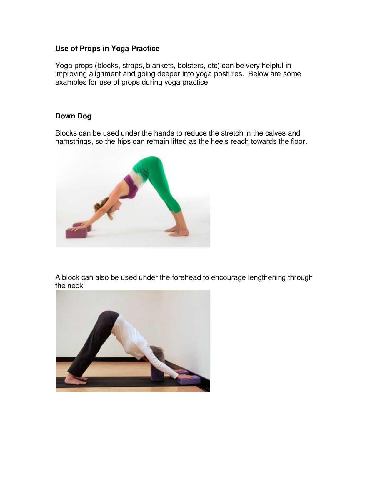 YOGA PROPS