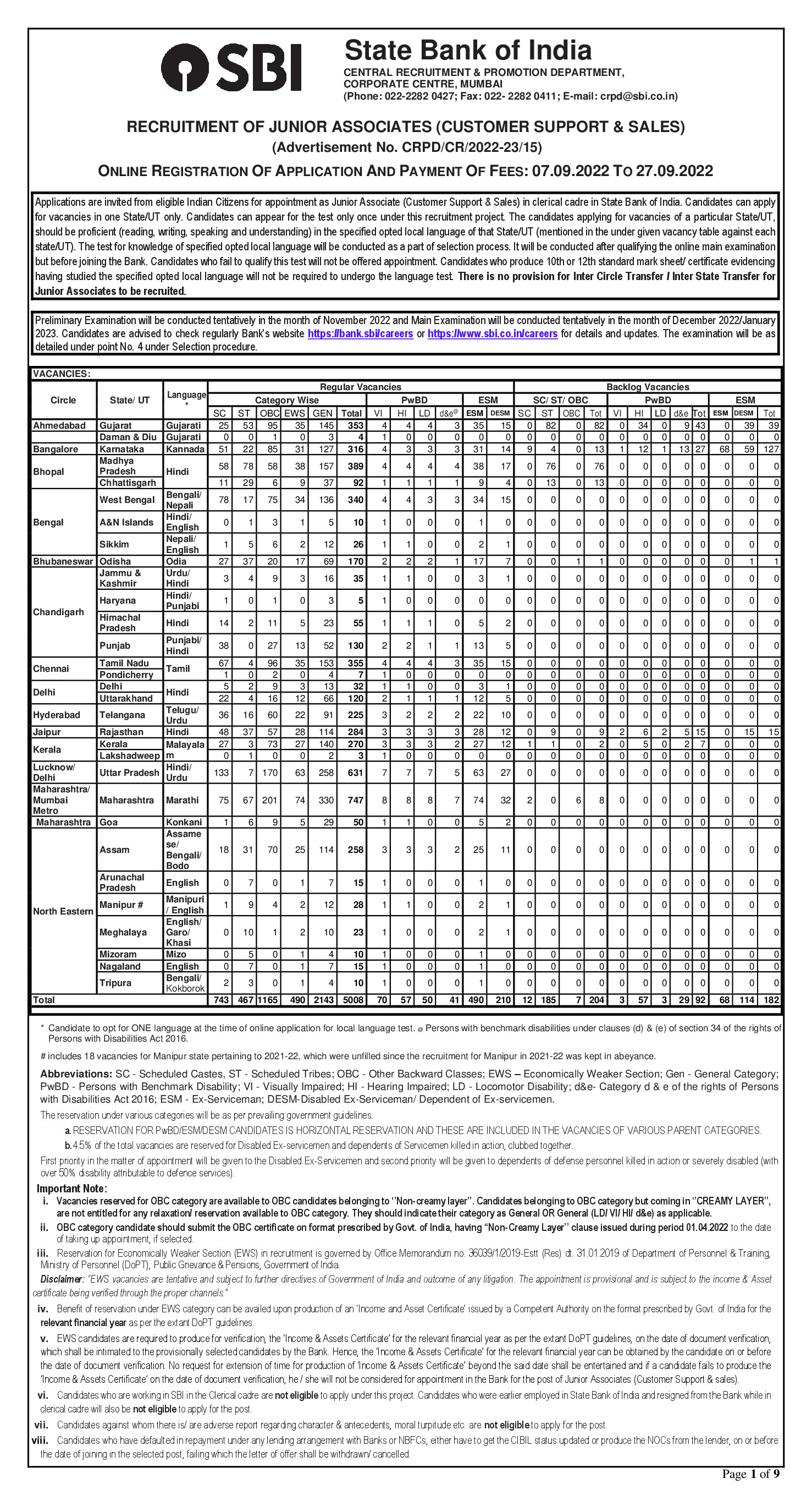 060922 JA 2022 DETAILED ADVT