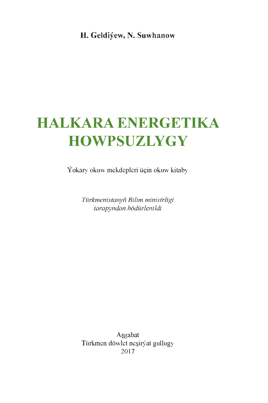 HALKARA ENERGETIKA HOWPSUZLYGY