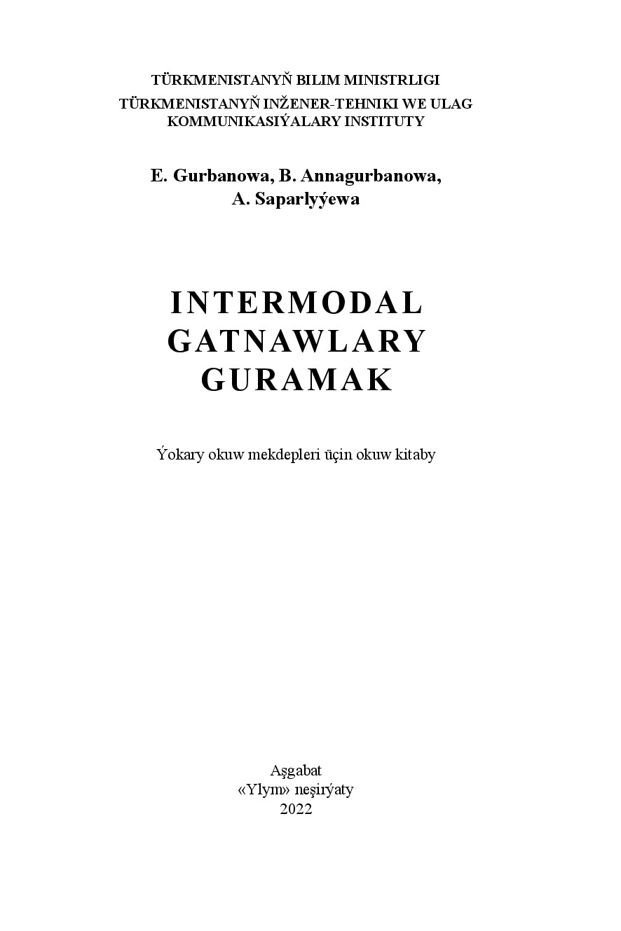 Intermodal Gatnawlary Guramak