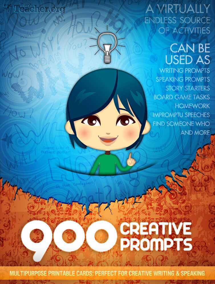 900 CREATIVE PROMPTS BUSY TEACHER KIT