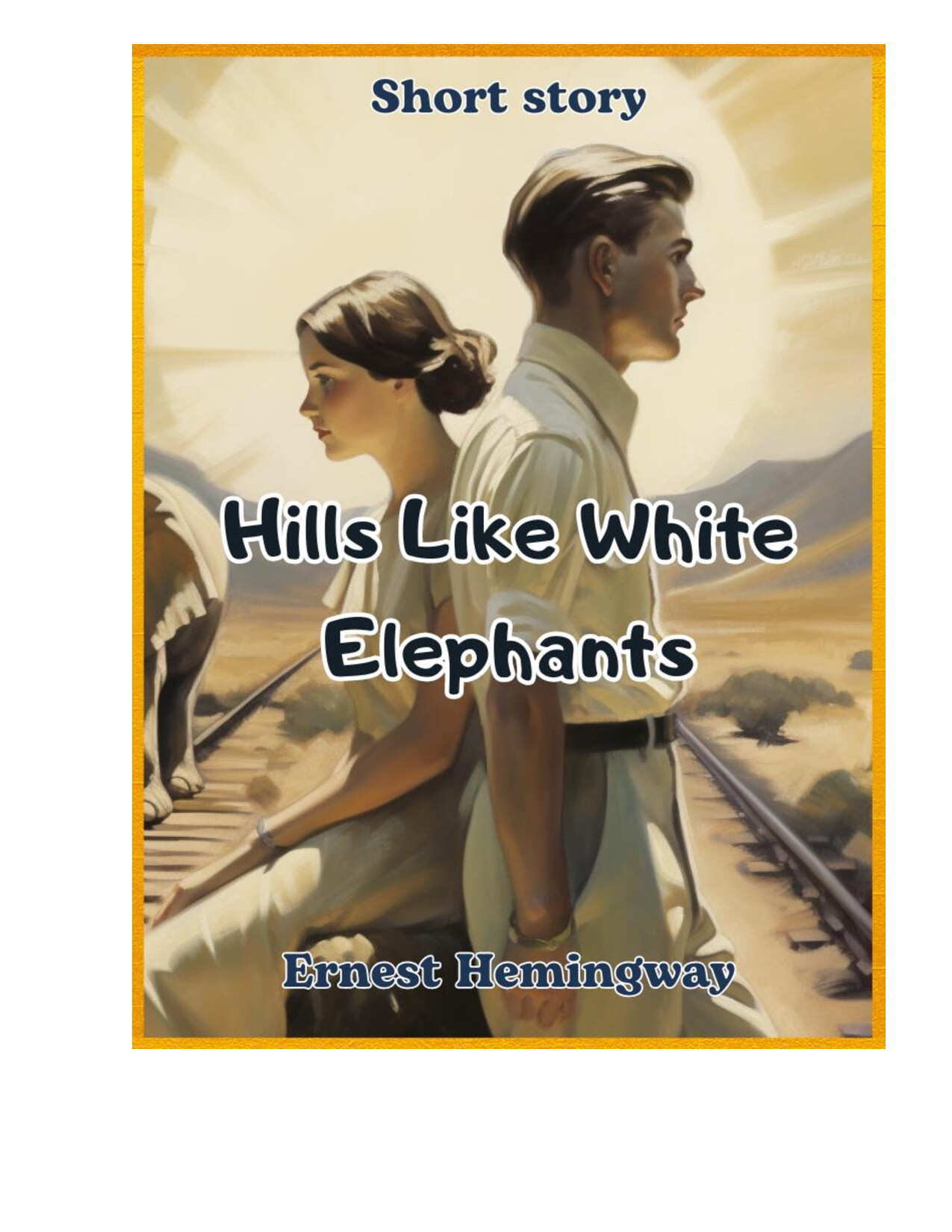 HILLS LIKE WHITE ELEPHANTS BY ERNEST HEMINGWAY PDF BOOK