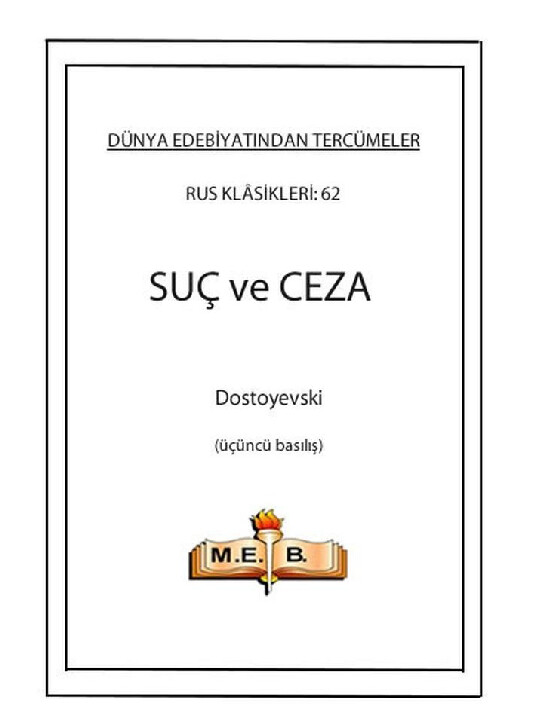 SUCH VE CEZA FYODOR DOSTOYEVSKI
