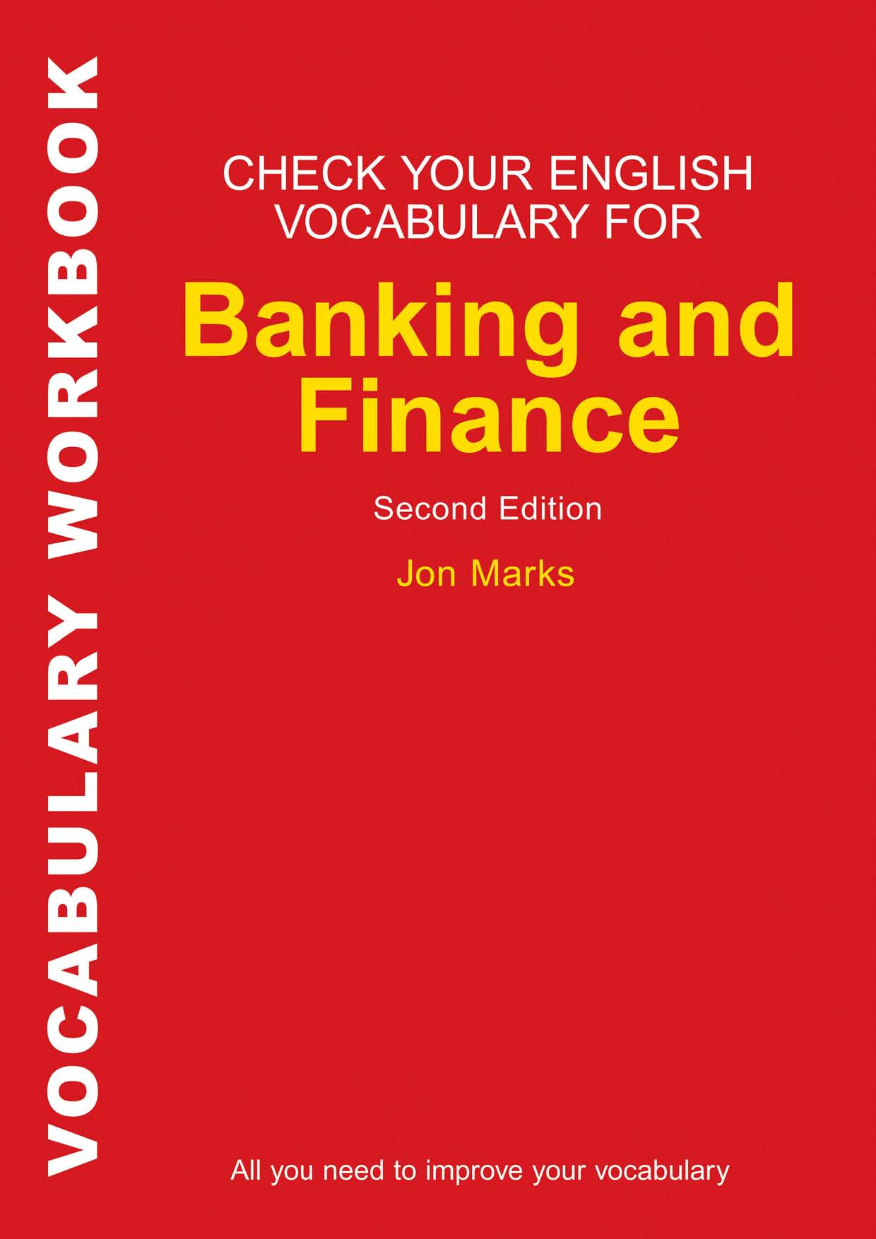 CHECK YOUR ENGLISH VOCABULARY FOR BANKING AND FINANCE