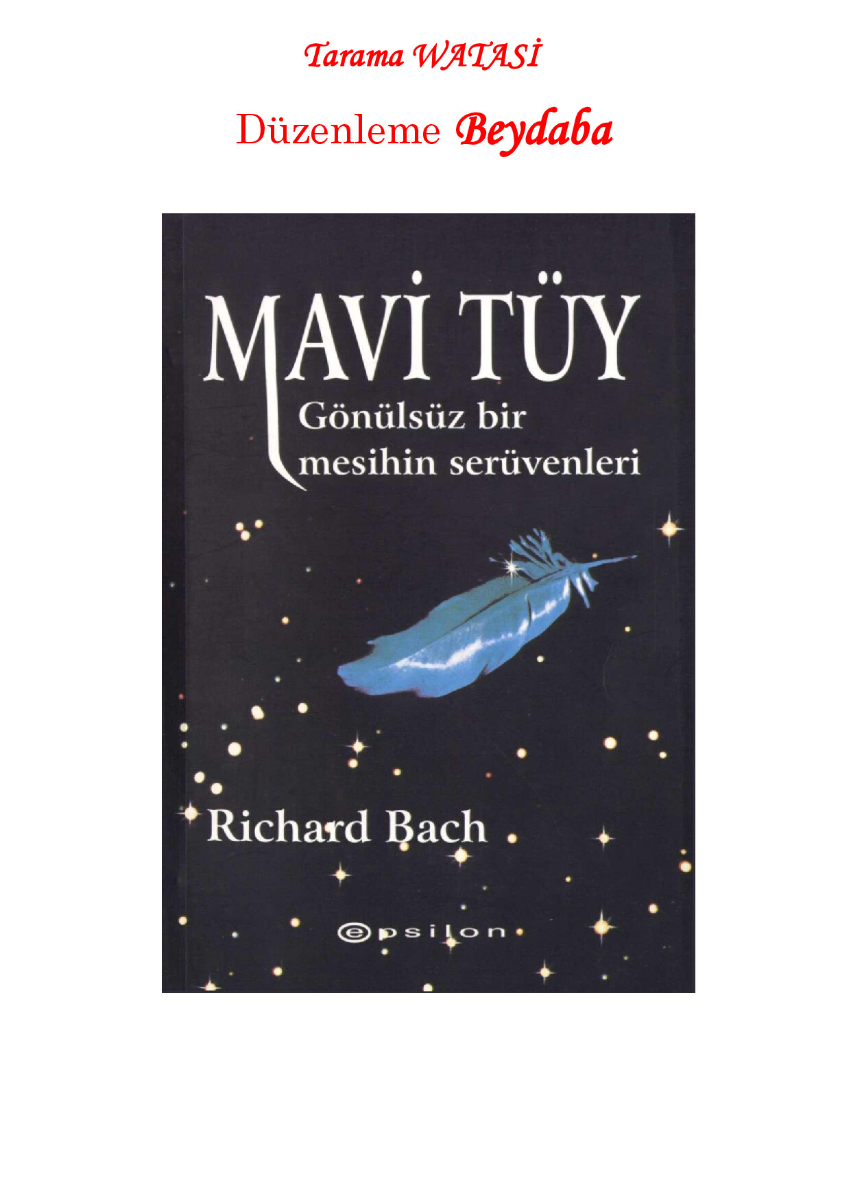 RICHARD BACHH   MAVI TÜY