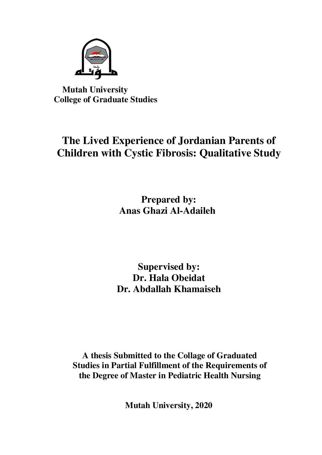 THE LIVED EXPERIENCE