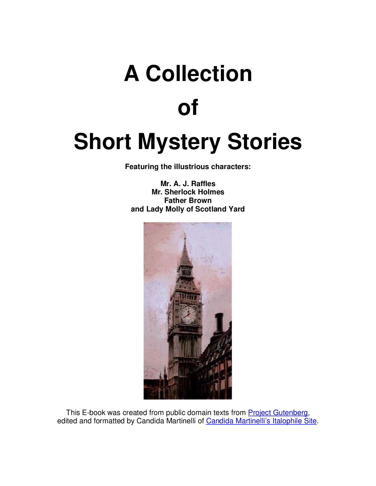 MYSTERY SHORT STORIES