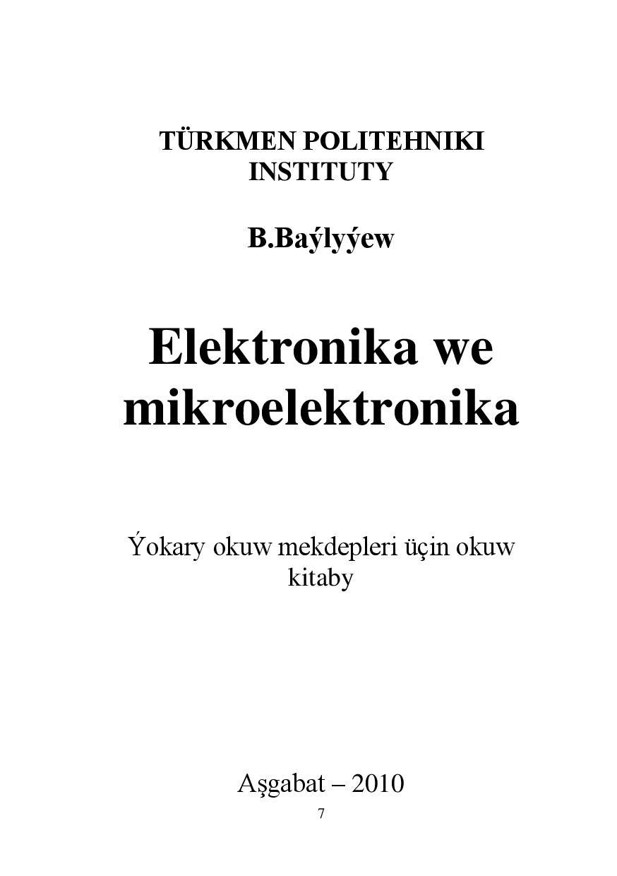 ELEKTRONIKA WE MIKROELEKTRONIKA
