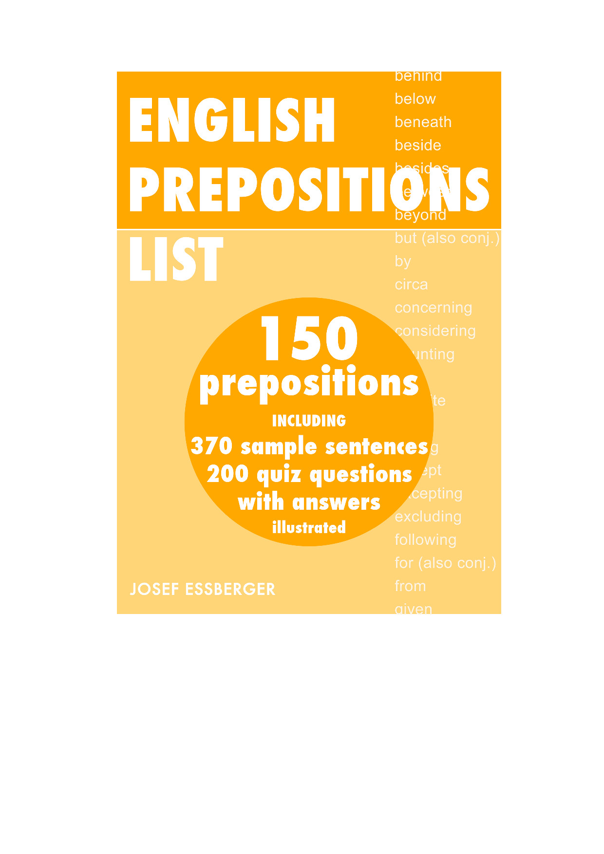 ENGLISH PREPOSITIONS LIST JOSEF ESSBERGER Z LIBRARY SK, 1LIB SK