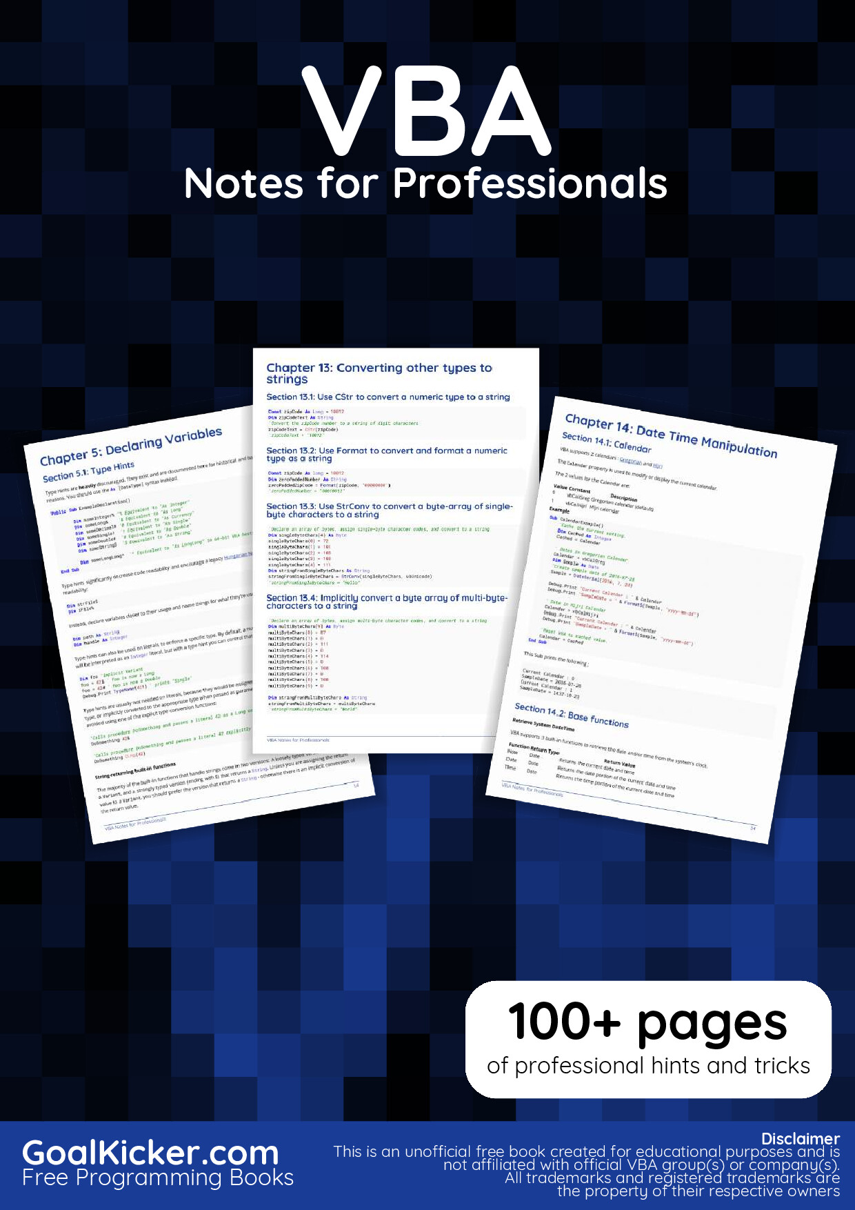 VBANOTESFORPROFESSIONALS