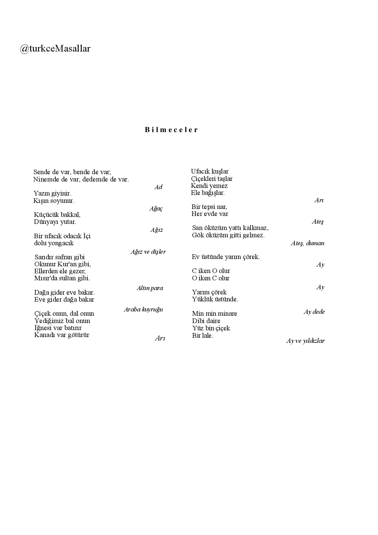 BILMECELER