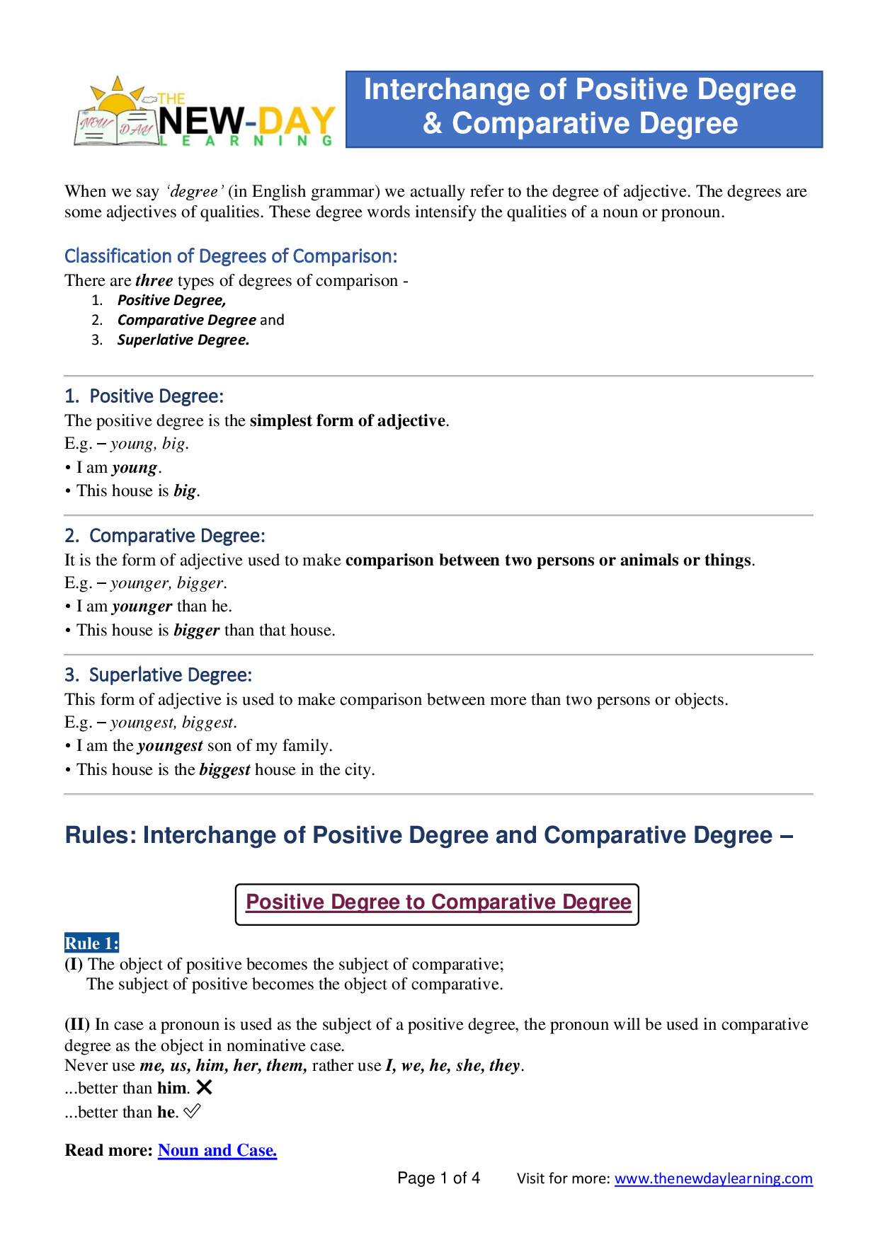 POSITIVE COMPARATIVE INTERCHANGE
