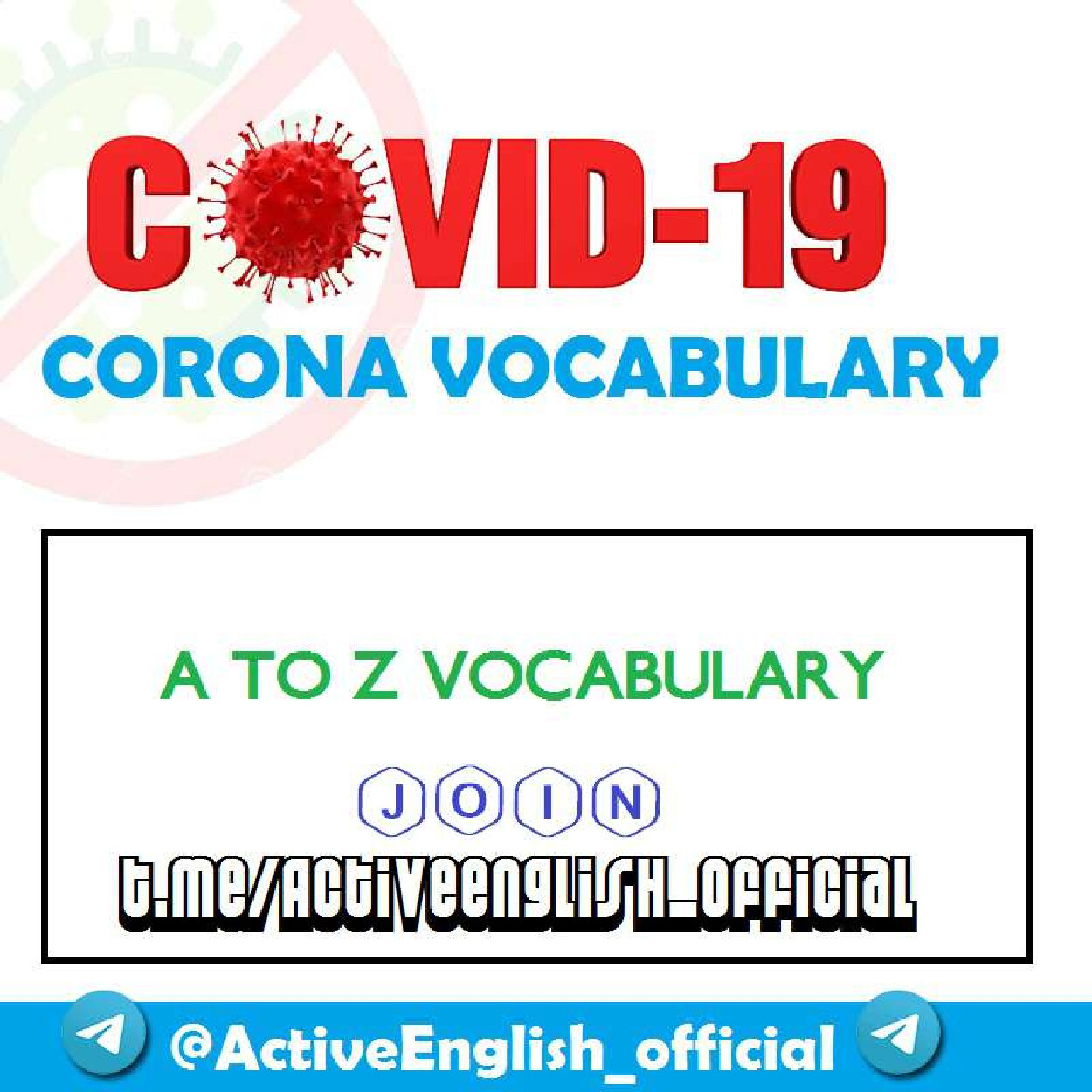 CORONA VOCABULARY