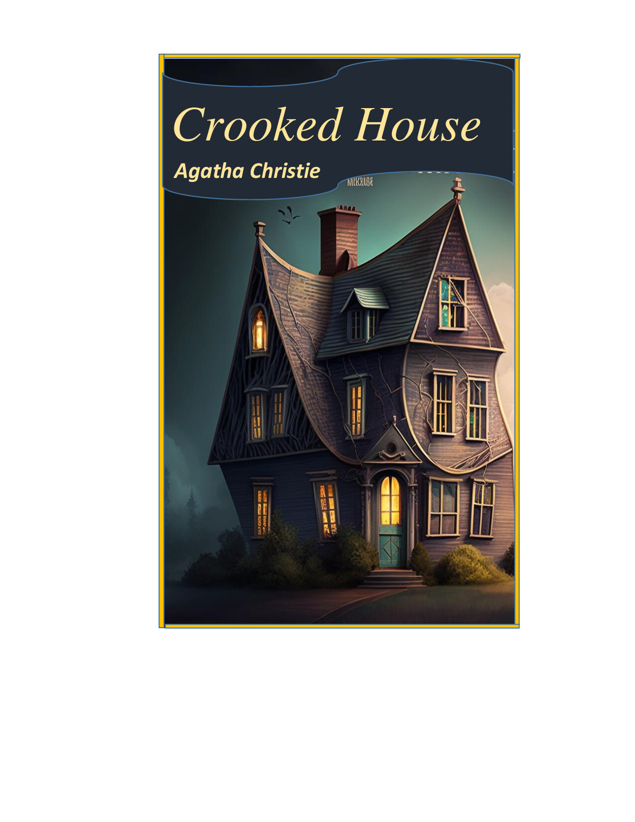 CROOKED HOUSE BY AGATHA CHRISTIE BOOK PDF