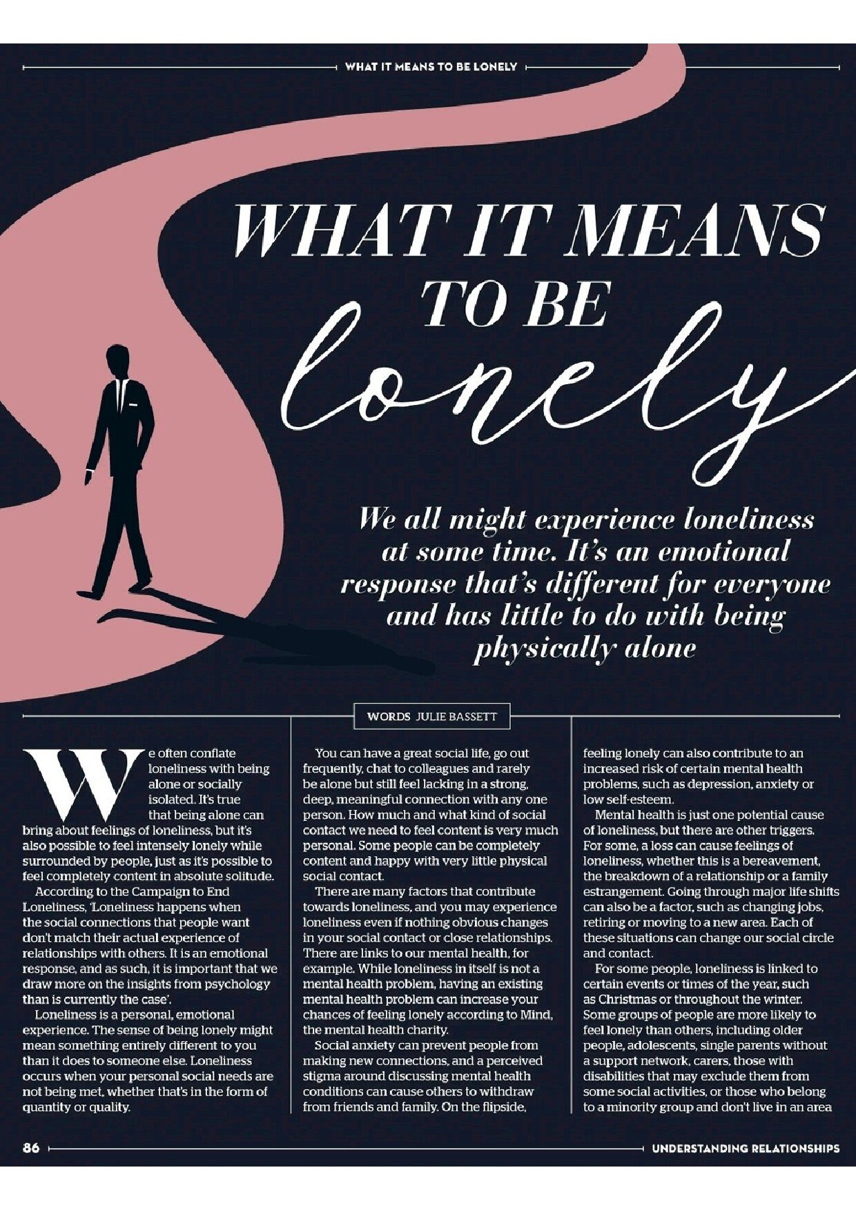 WHAT IT MEANS TO BE LONELY