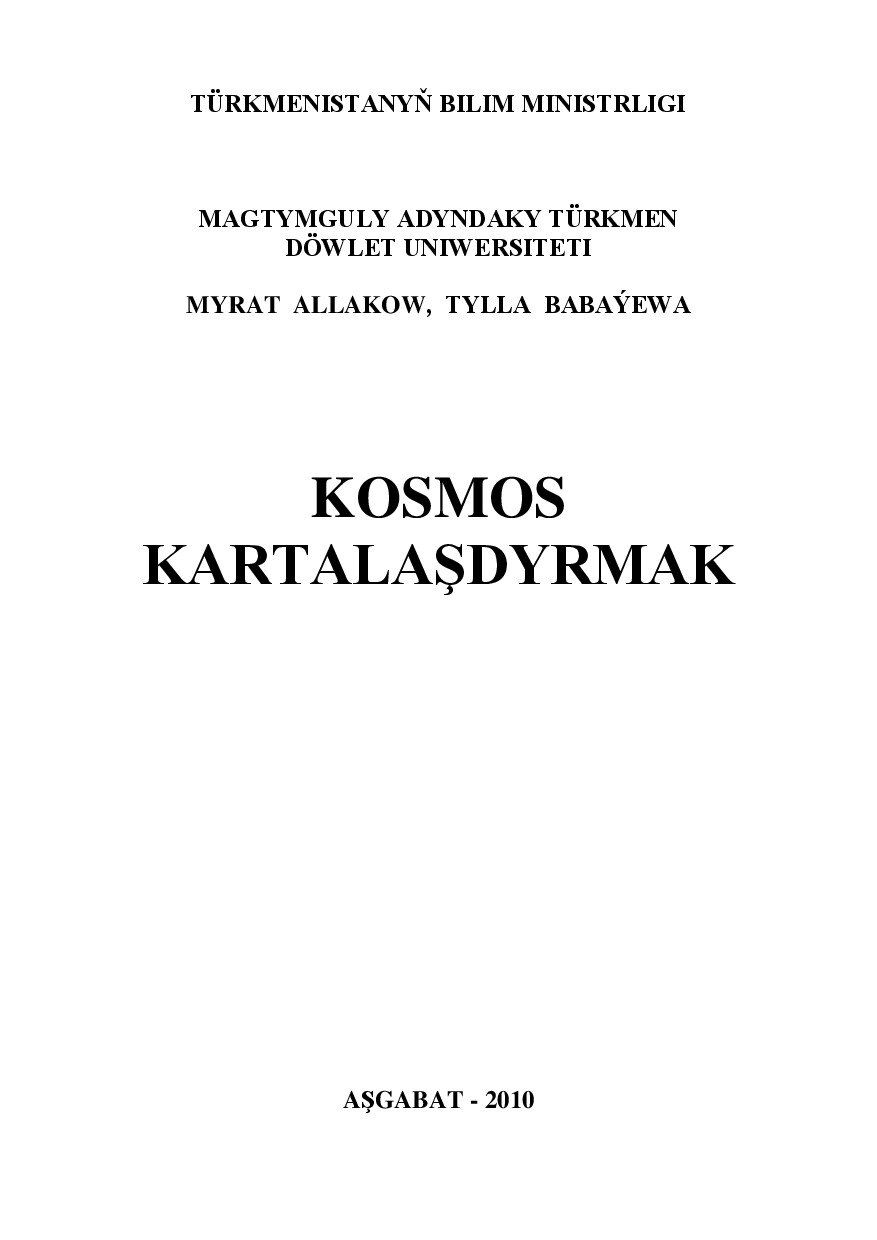 KOSMOS KARTALAŞDYRMAK