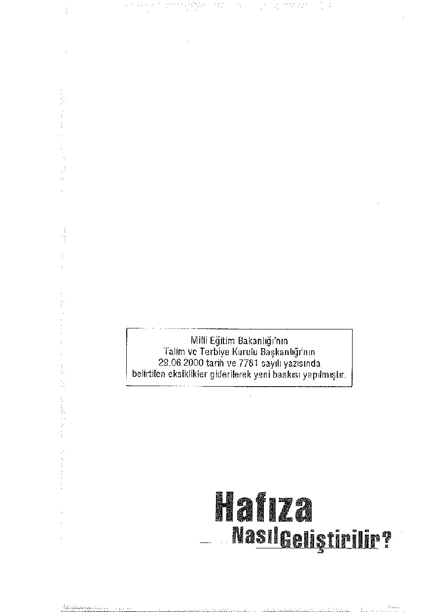 HAFIZA NASIL GELİŞTIRILIR RON FRY