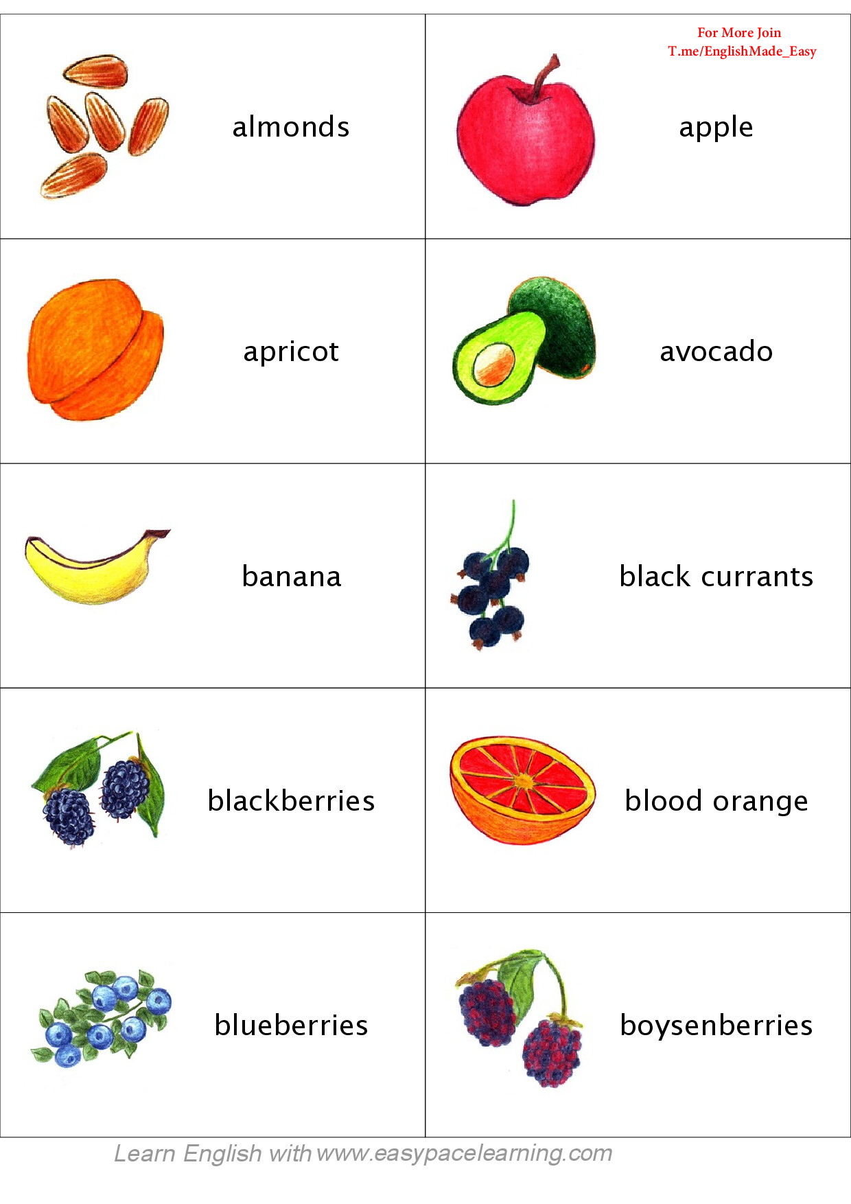 FRUITS & VEGS