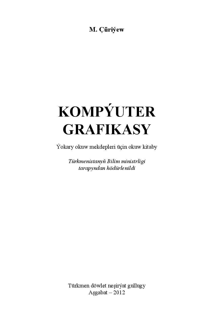 KOMPÝUTER GRAFIKASY