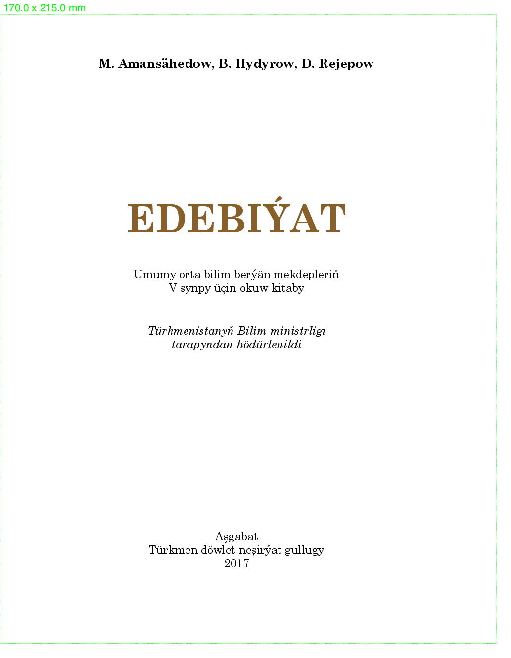 EDEBIÝAT 5