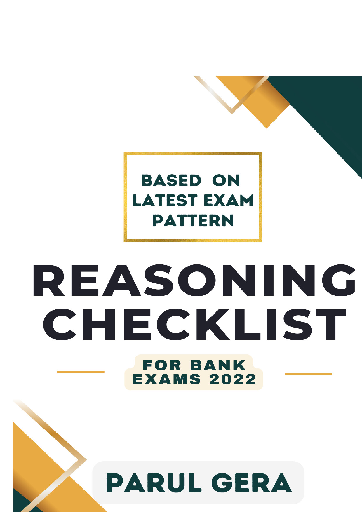REASONING CHECKLIST 352 PDF 2023 BY PARUL GERA