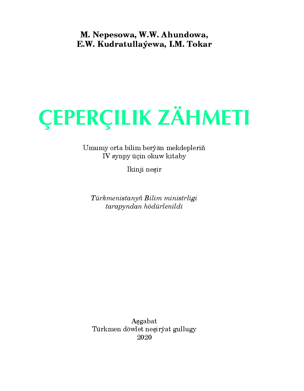 Çeperçilik  zähmeti IV synp