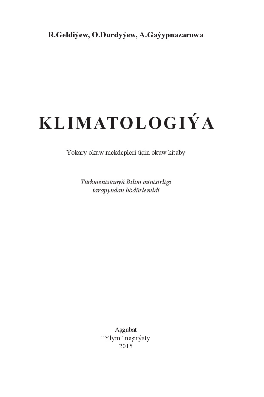 KLIMATOLOGIÝA