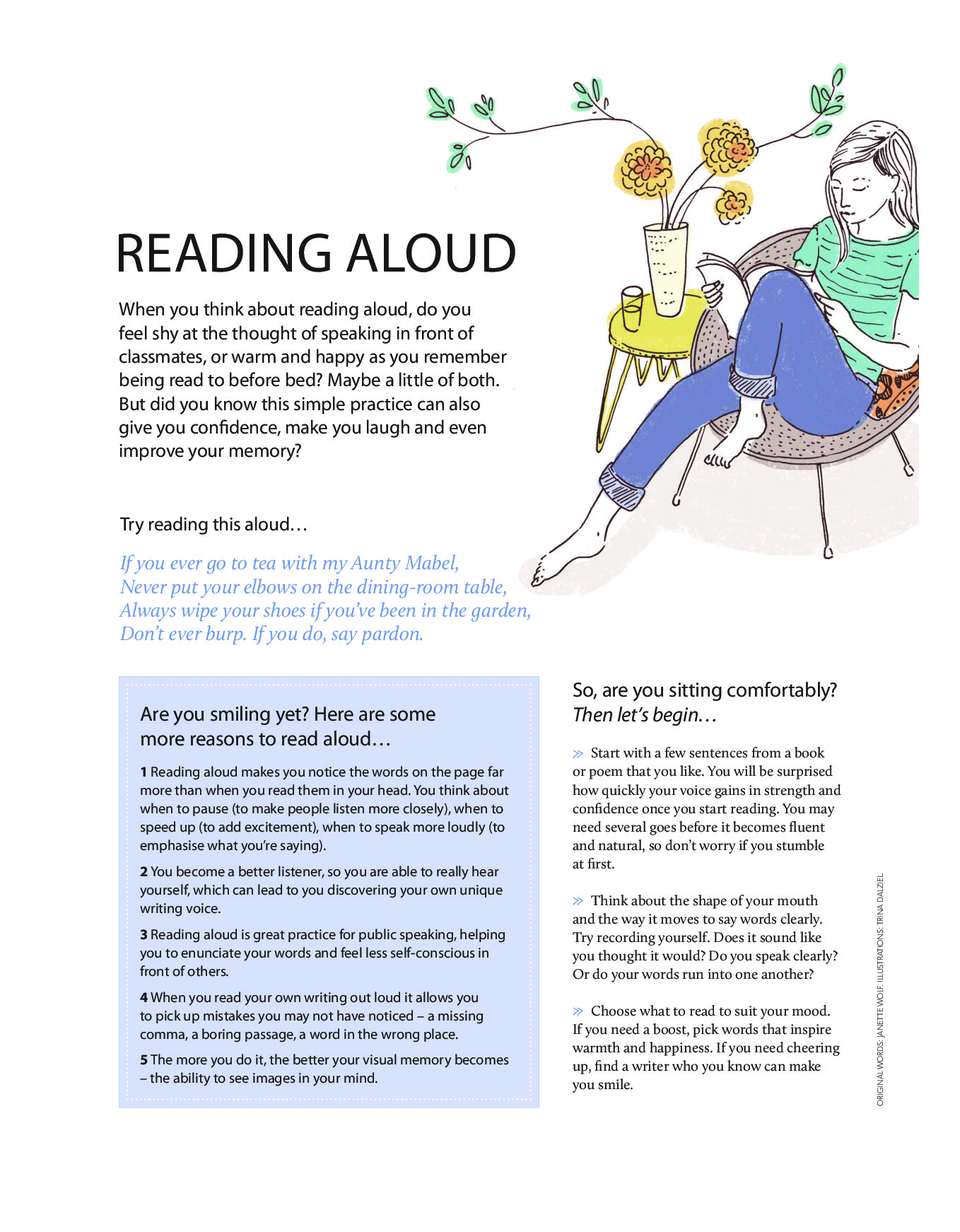 READING ALOUD