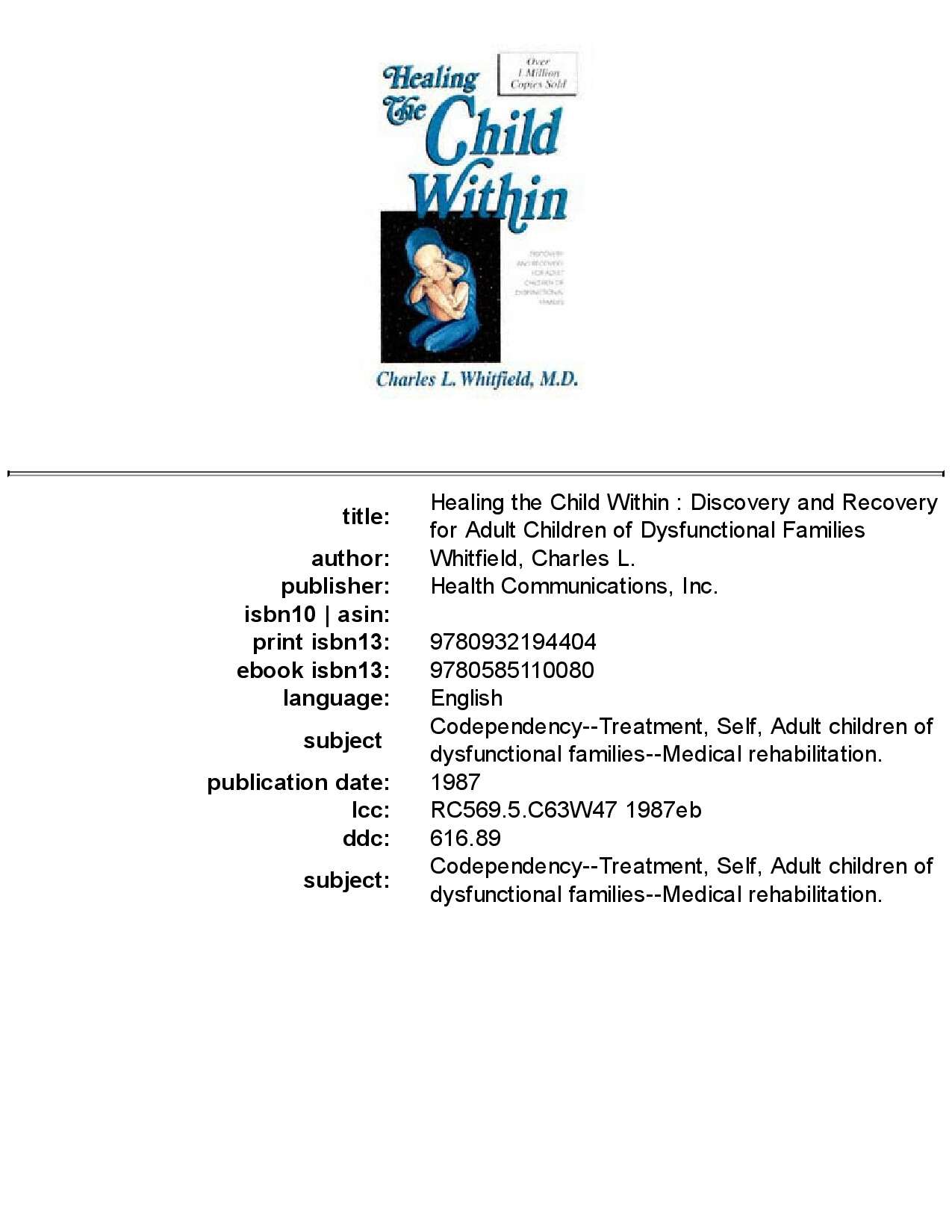HEALING THE CHILD WITHIN  148