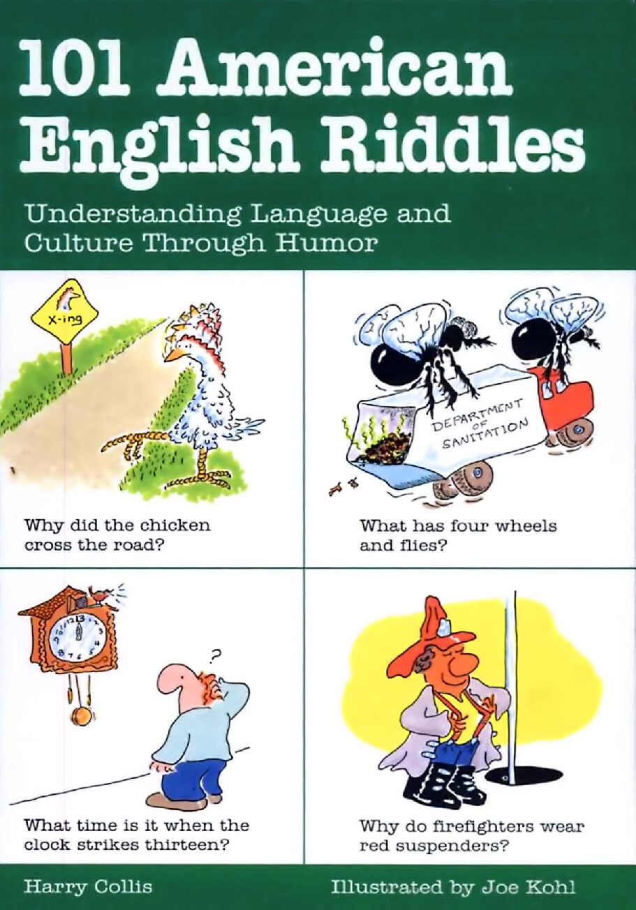 101 AMERICAN ENGLISH RIDDLES UNDERSTANDING LANGUAGE AND CULTURE