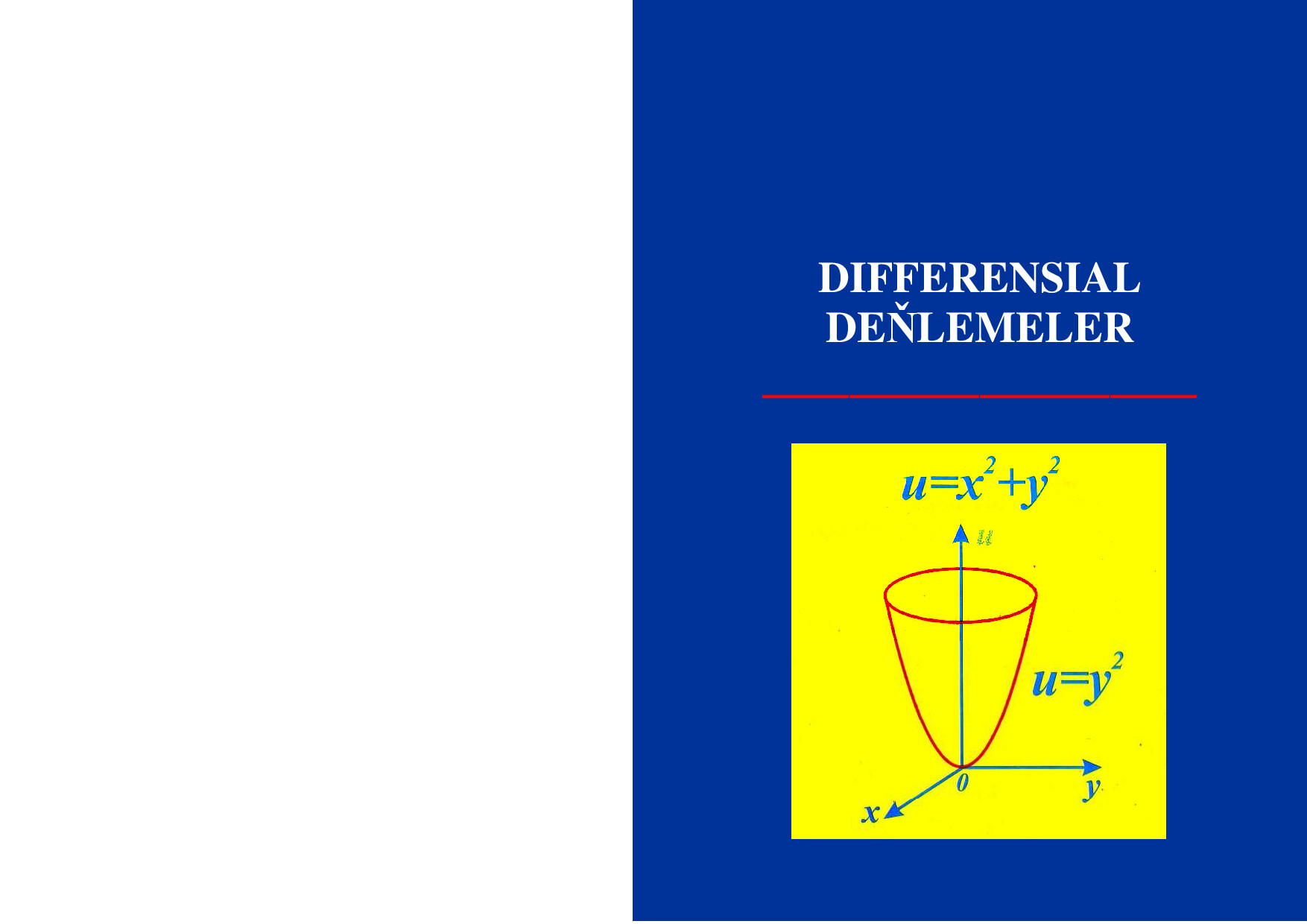 DIFFERENSIAL DEŇLEMELER