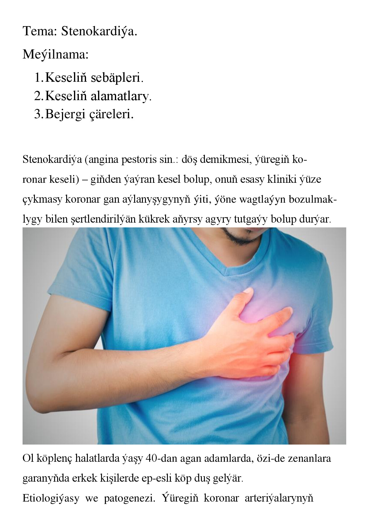 REFERAT STENOKARDIÝA